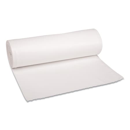Boardwalk 60 gal Trash Bags, 39 in x 58 in, 0.6 mil, White, 100 PK H7658HWKR01